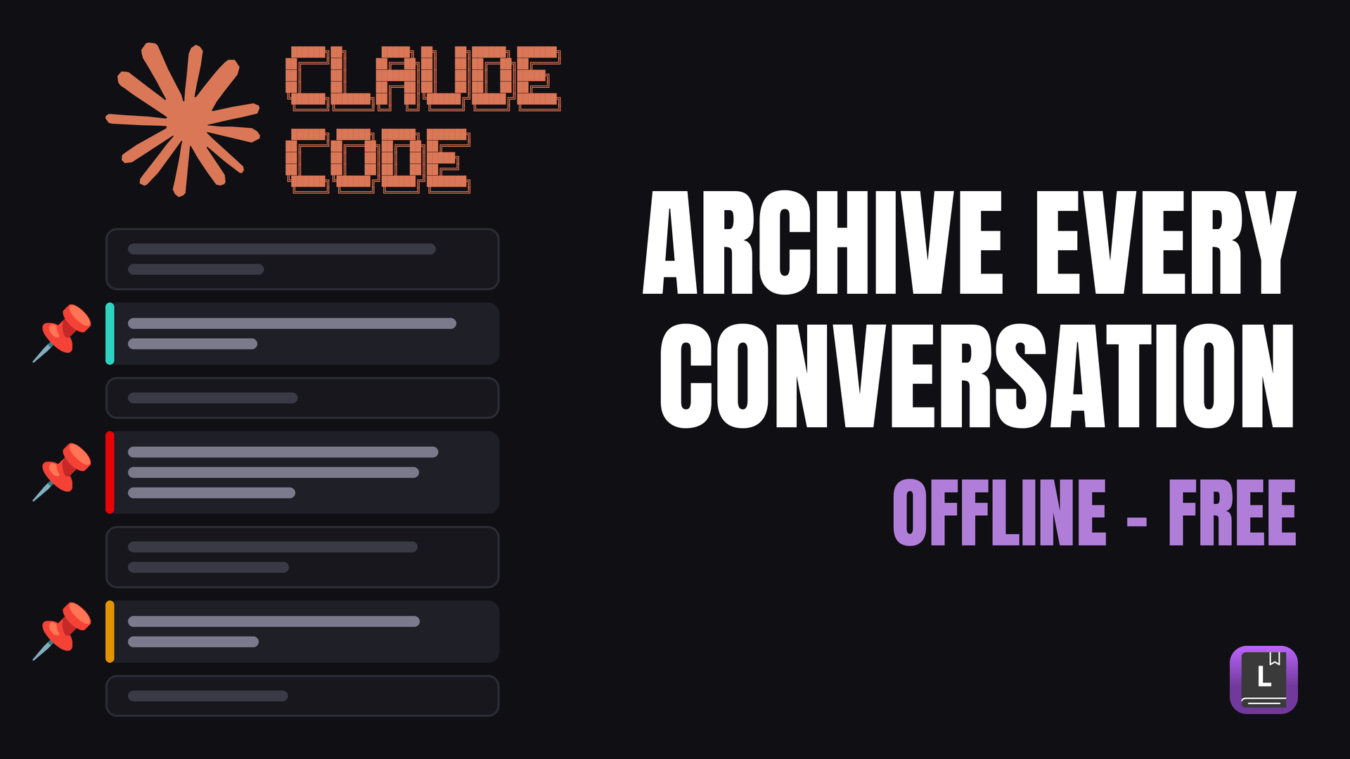 Video: archiving Claude Code conversations in LifeJournal